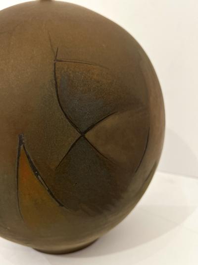 Edgardo Abbozzo Ceramic Vase by Edgardo Abbozzo