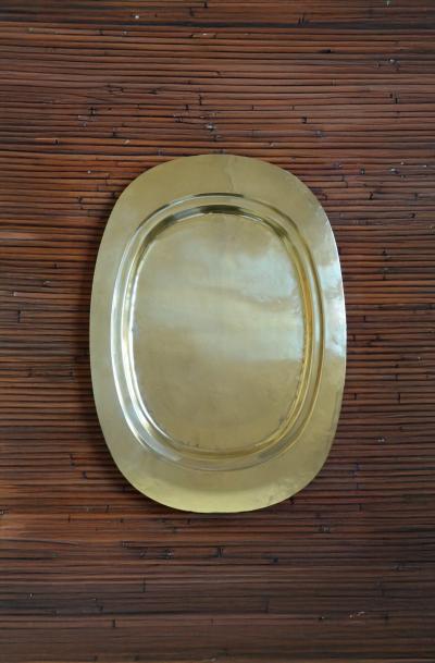 Edizioni Molto Large Brass trays Molto Editions 