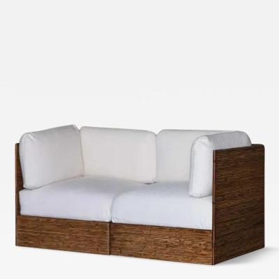 Edizioni Molto Modular bamboo sofa Molto Editions