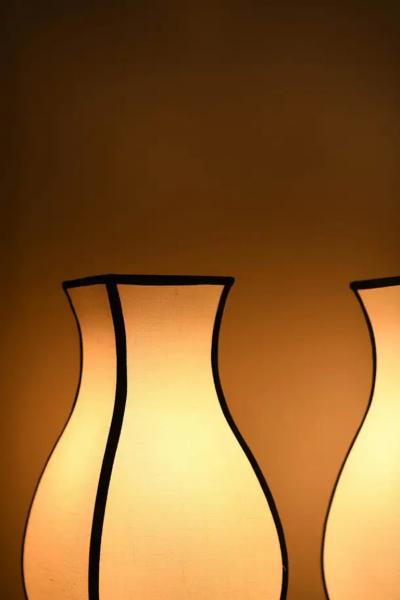 Edizioni Molto Pagoda Lamp in cotton Molto Editions small size 