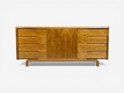 Edmond Spence Edmond J Spence Dresser and Nightstands Burled Maple Bentwood Sweden 1960s