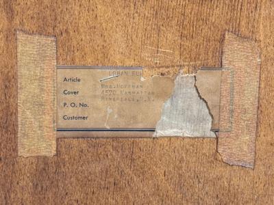 Edmond Spence Edmond J Spence Dresser and Nightstands Burled Maple Bentwood Sweden 1960s