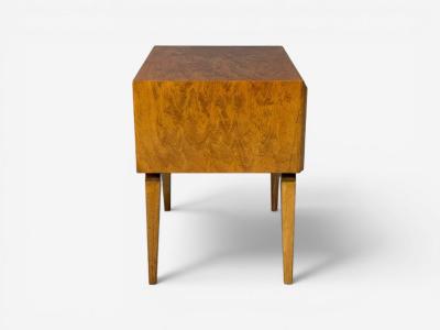 Edmond Spence Edmond J Spence Nightstands Burled Maple Bentwood Sweden 1960s