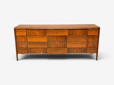 Edmond Spence Edmond J Spence Sculptural Dresser Walnut Sweden 1950s