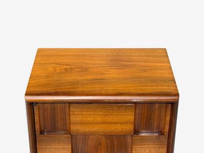 Edmond Spence Edmond J Spence Sculptural Nightstands Walnut Sweden 1950s