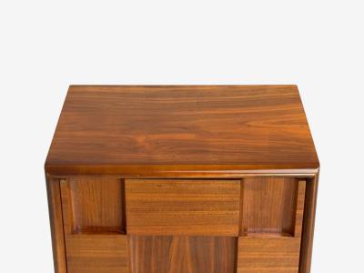 Edmond Spence Edmond J Spence Sculptural Nightstands Walnut Sweden 1950s