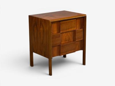 Edmond Spence Edmond J Spence Sculptural Nightstands Walnut Sweden 1950s