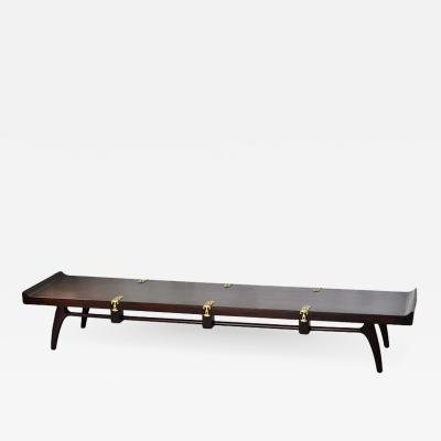 Edmond Spence Edmond Spence Mahogany Coffee Table for Industria Mueblara Mexico 1953