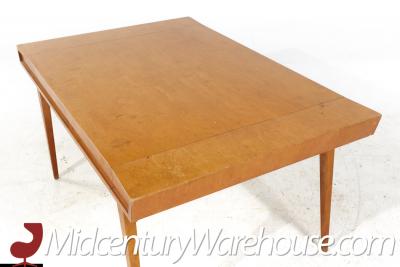 Edmond Spence Edmond Spence Mid Century Birch Expanding Dining Table with 2 Leaves