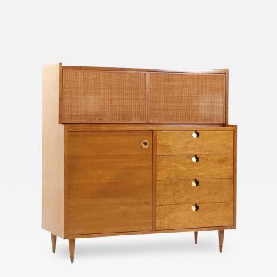 Edmond Spence Edmond Spence Mid Century Maple Highboy Dresser