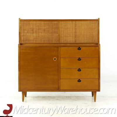 Edmond Spence Edmond Spence Mid Century Maple Highboy Dresser
