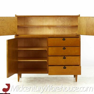 Edmond Spence Edmond Spence Mid Century Maple Highboy Dresser