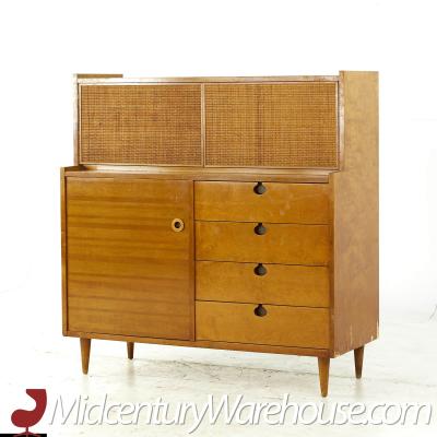 Edmond Spence Edmond Spence Mid Century Maple Highboy Dresser