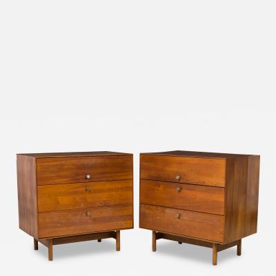 Edmond Spence Edmond Spence for Whitney Furniture Co American3 Drawer Walnut Chest