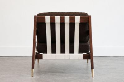 Edmond Spence Walnut Lounge Chairs by Edmond J Spence C 1950s