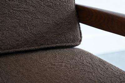 Edmond Spence Walnut Lounge Chairs by Edmond J Spence C 1950s