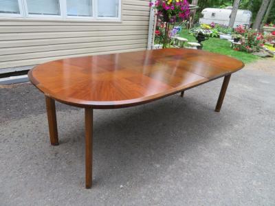 Edmond Spence Wonderful Edmond J Spence Walnut Oval Dining Table Mid Century Modern