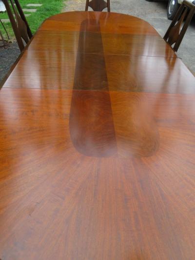 Edmond Spence Wonderful Edmond J Spence Walnut Oval Dining Table Mid Century Modern