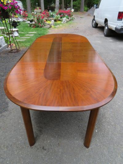 Edmond Spence Wonderful Edmond J Spence Walnut Oval Dining Table Mid Century Modern