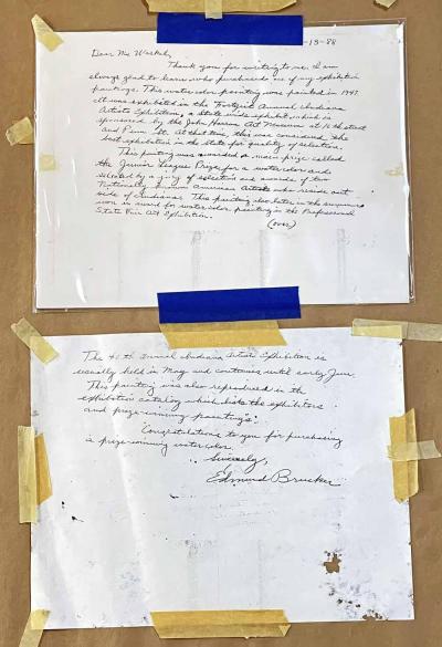 Edmund Brucker State Fair Scene With Horses and Merry Go Round by Edmund Brucker 1912 1999 