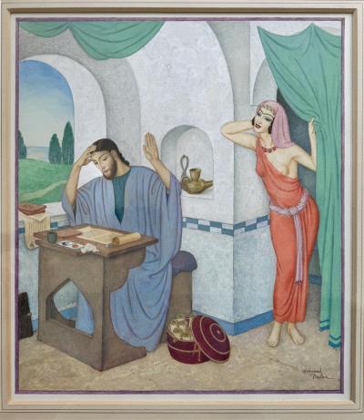 Edmund Dulac Seductive Women of the Bible Original Artwork