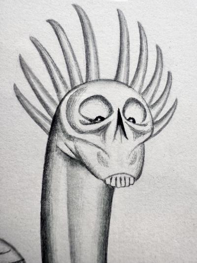 Edmund Dulac The Scarlet Woman of Babylon with Monster Art Deco Original Illustration