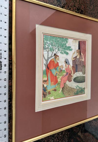Edmund Dulac Wisdom is Better than Rubies The Book of Proverbs Original art for sale