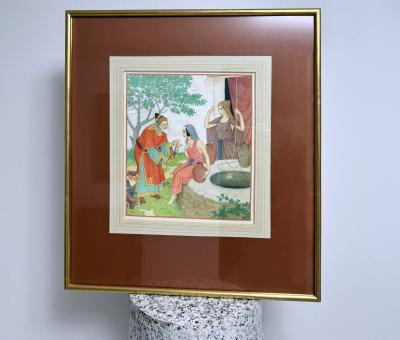 Edmund Dulac Wisdom is Better than Rubies The Book of Proverbs Original art for sale