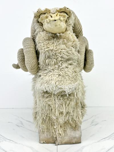 Edna Cataldo Bighorn Sheep Sculpture Bench by Edna Cataldo Manner of Fran ois Xavier Lalanne