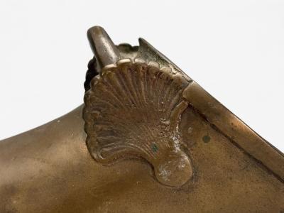 Edo Period Bronze Japanese Samurai Stirrups Japan 18th c 