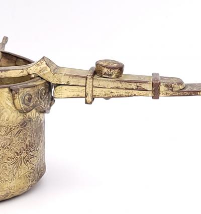 Edo Period Gilt Copper Tea Ceremony Water Pourer Japan circa 1800