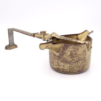 Edo Period Gilt Copper Tea Ceremony Water Pourer Japan circa 1800