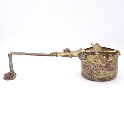 Edo Period Gilt Copper Tea Ceremony Water Pourer Japan circa 1800