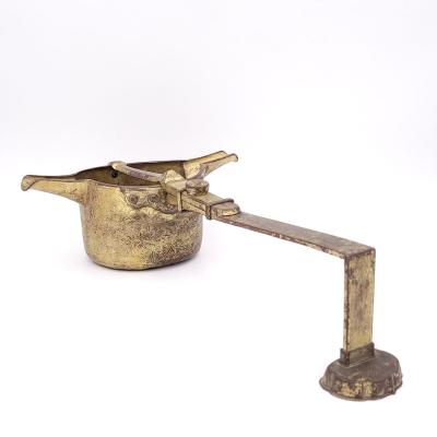 Edo Period Gilt Copper Tea Ceremony Water Pourer Japan circa 1800