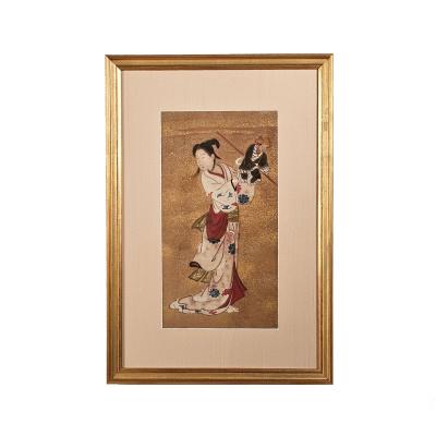 Edo Period Painting of a Beauty Japan circa 1820