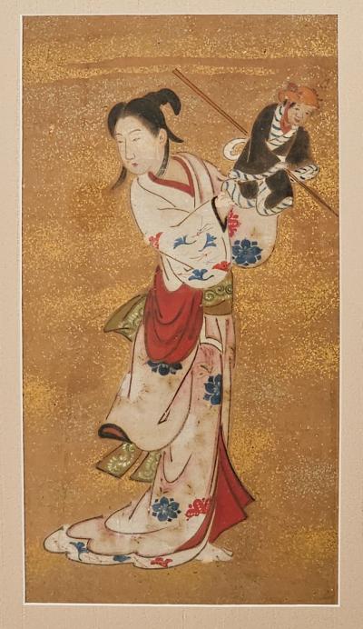 Edo Period Painting of a Beauty Japan circa 1820