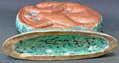 Edouard Cazaux Female Nude Vase by Edouard Cazaux French 1889 1974 