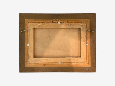 Edouard L on Cort s Oil on Canvas French Painting Paris Street Scene 20th C 