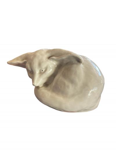 Edouard Marcel Sandoz 1930s porcelain night lamp attributed to Edouard Marcel Sandoz