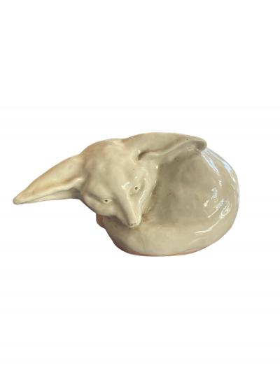 Edouard Marcel Sandoz 1930s porcelain night lamp attributed to Edouard Marcel Sandoz