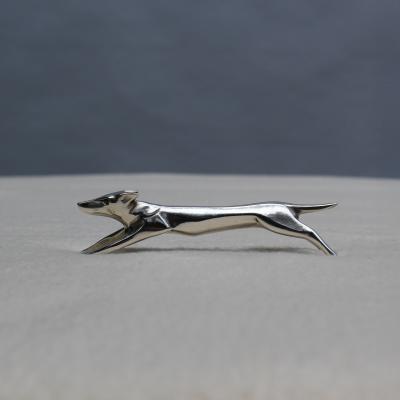Edouard Marcel Sandoz Set of 12 Fine French Art Deco Silver Plated Gallia Knife Rests by Christofle
