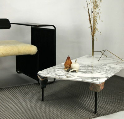 Edouard Sankowski Krzywda Stag Coffee Table by Edouard Sankowski for Krzywda