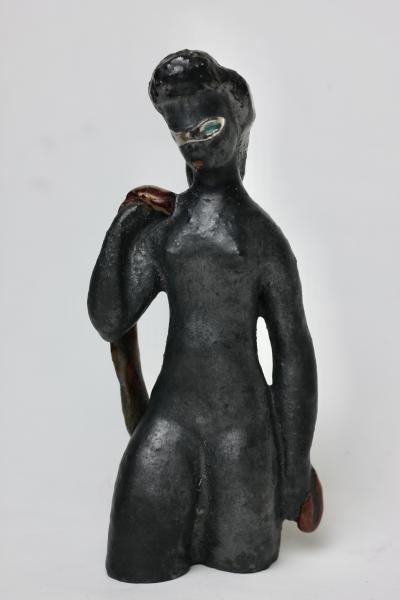 Edris Eckhardt Ceramic Sculpture Mask by Edris Eckhardt 1945 United States