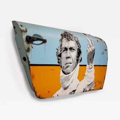 Edu Danesi Steve McQueen on Porsche Door By Edu Danesi 2025