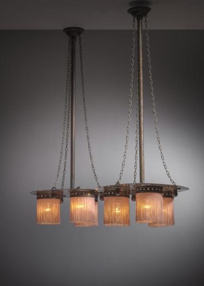 Eduard Cuypers Pair of Eduard Cuypers chandeliers