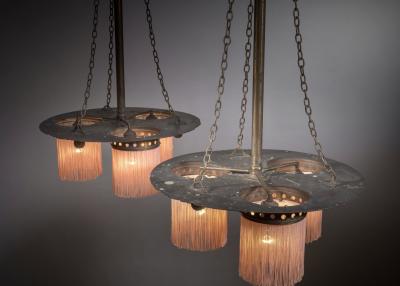 Eduard Cuypers Pair of Eduard Cuypers chandeliers