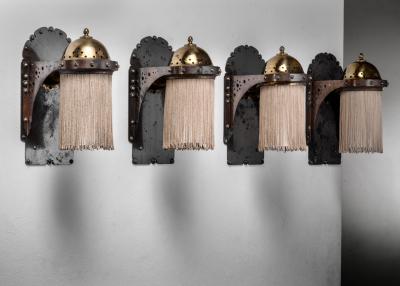 Eduard Cuypers Set of 4 Eduard Cuypers wall lamps