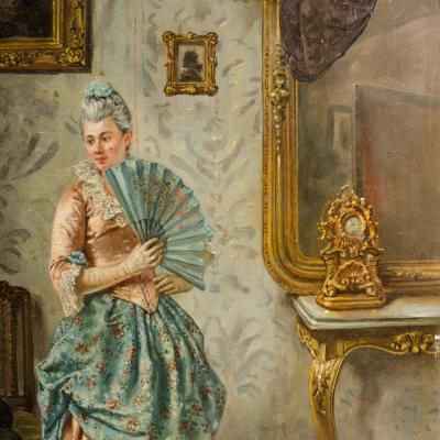 Eduard Merk Eduard Merk German 1816 1888 Ladies Charm