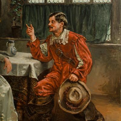 Eduard Merk Eduard Merk German 1816 1888 The Meeting