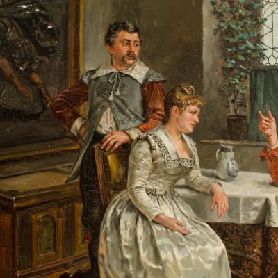 Eduard Merk Eduard Merk German 1816 1888 The Meeting